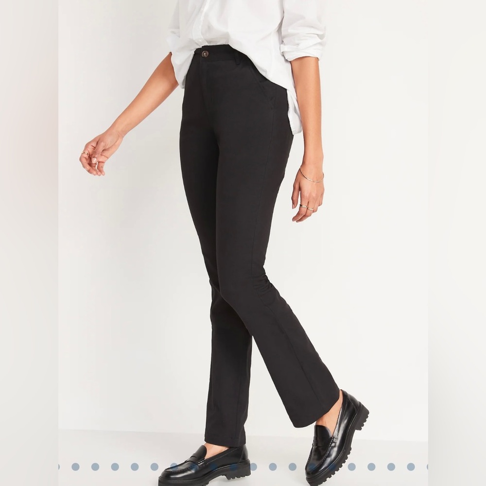NWT Old Navy stretch boot cut black pants